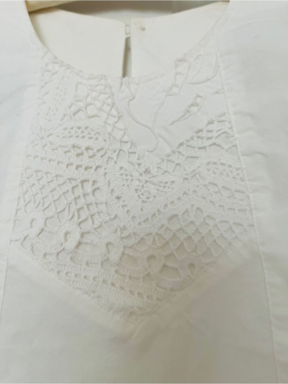 Vintage Limm’s Three Piece Beachy Romantic Lace Crochet Set with Sequins - Picture 9 of 16
